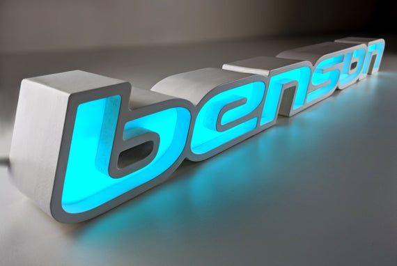 Acrílico 3D com LED